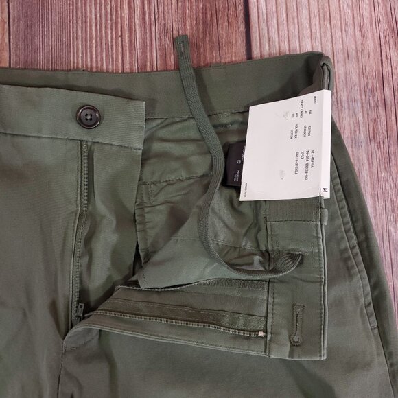 NWT Uniqlo Mens Size Medium Smart Ankle Pants Olive - Picture 6 of 15